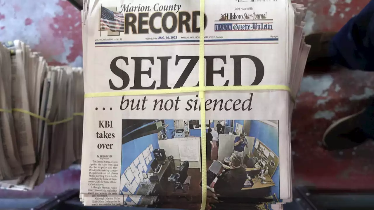 Court documents suggests reason for police raid of Kansas newspaper