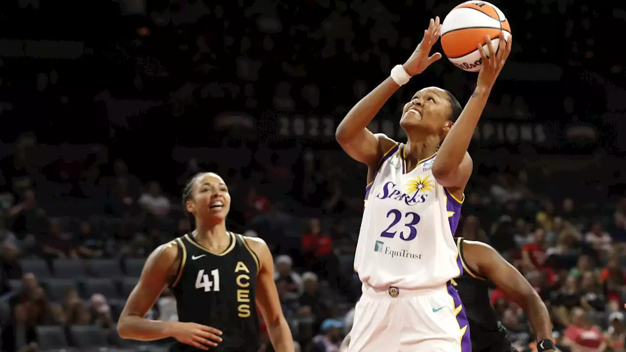 Sparks snap 13-game skid against Aces with 78-72 victory