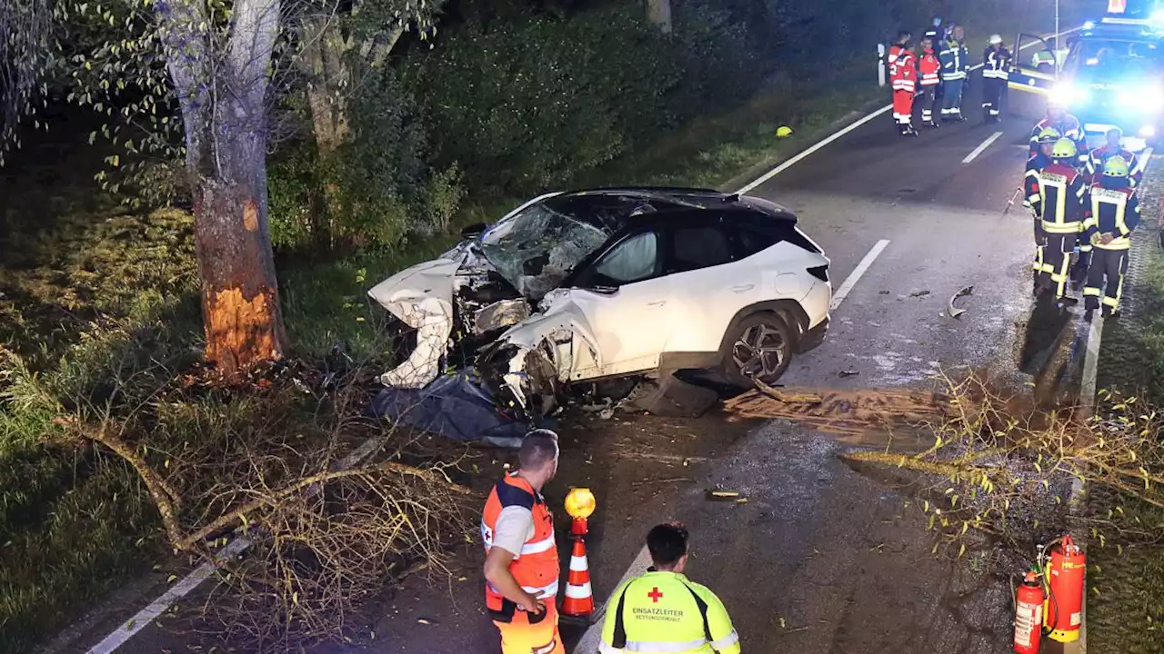 Tödlicher Verkehrsunfall bei Offingen im Landkreis Günzburg