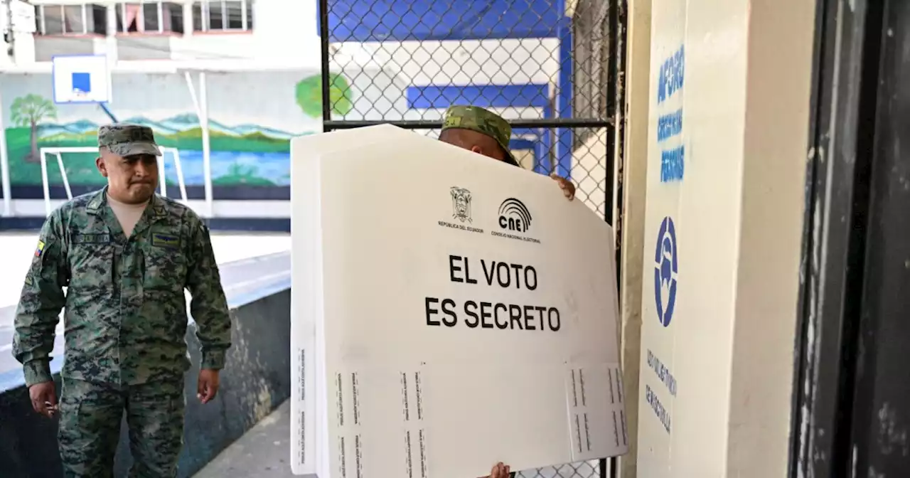 Elecciones en Ecuador 2023: horario y candidatos que se disputan la Presidencia