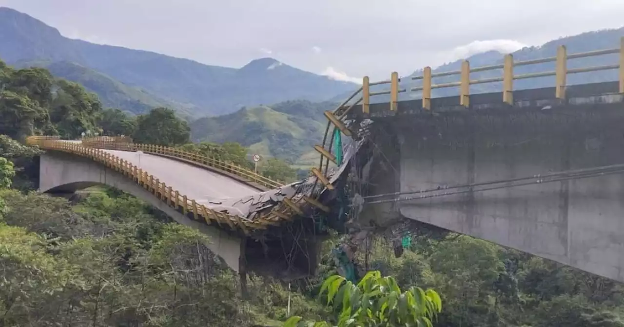 Vía alterna al Llano: se cayó el puente Los Grillos en la vía del Cusiana