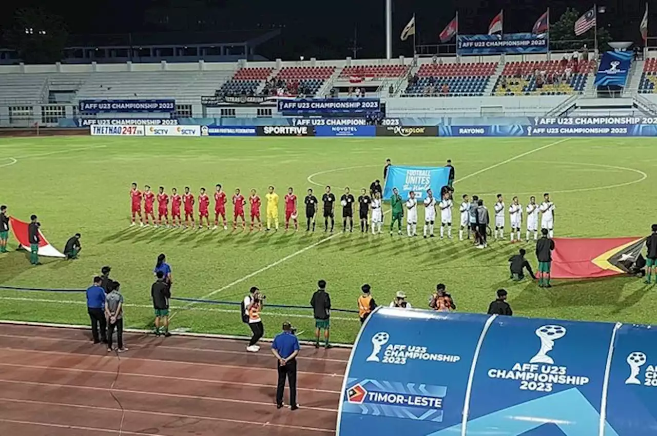 - Sundulan Tajam Ramadahan Sananta Bawa Timnas U-23 Indonesia Unggul atas Timor Leste di Babak Pertama