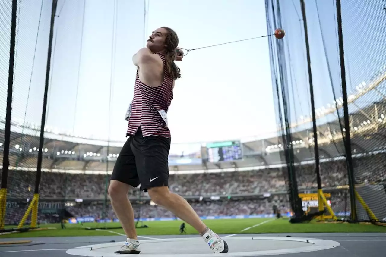 Canada's Ethan Katzberg wins gold in hammer throw at world championships