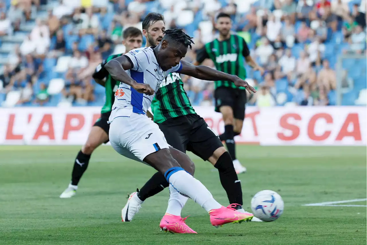 Duván Zapata fue titular en la victoria del Atalanta 0-2 ante el Sassuolo