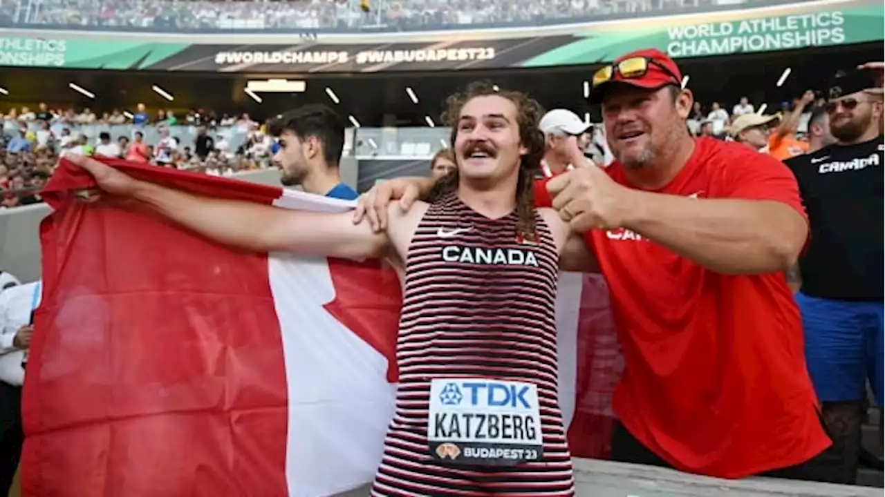 Canada's Ethan Katzberg wins hammer throw gold medal at World Athletics Championships