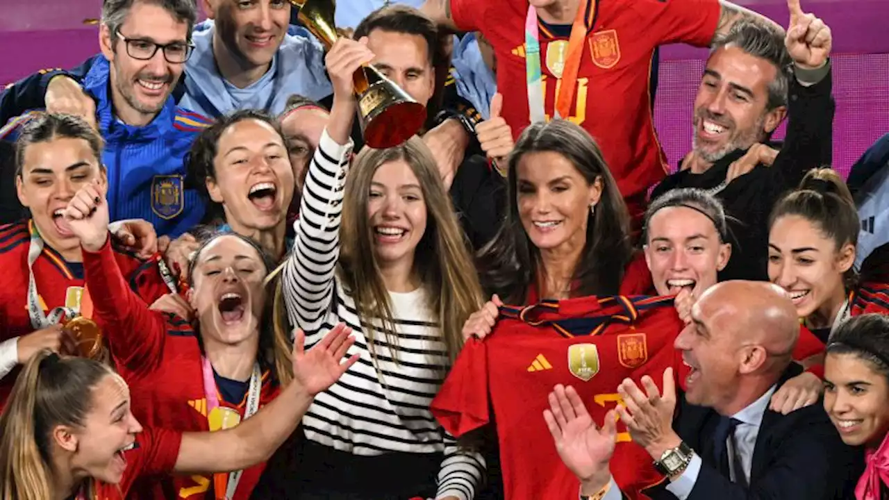 Spanish queen celebrates side's World Cup victory as British royals stay home