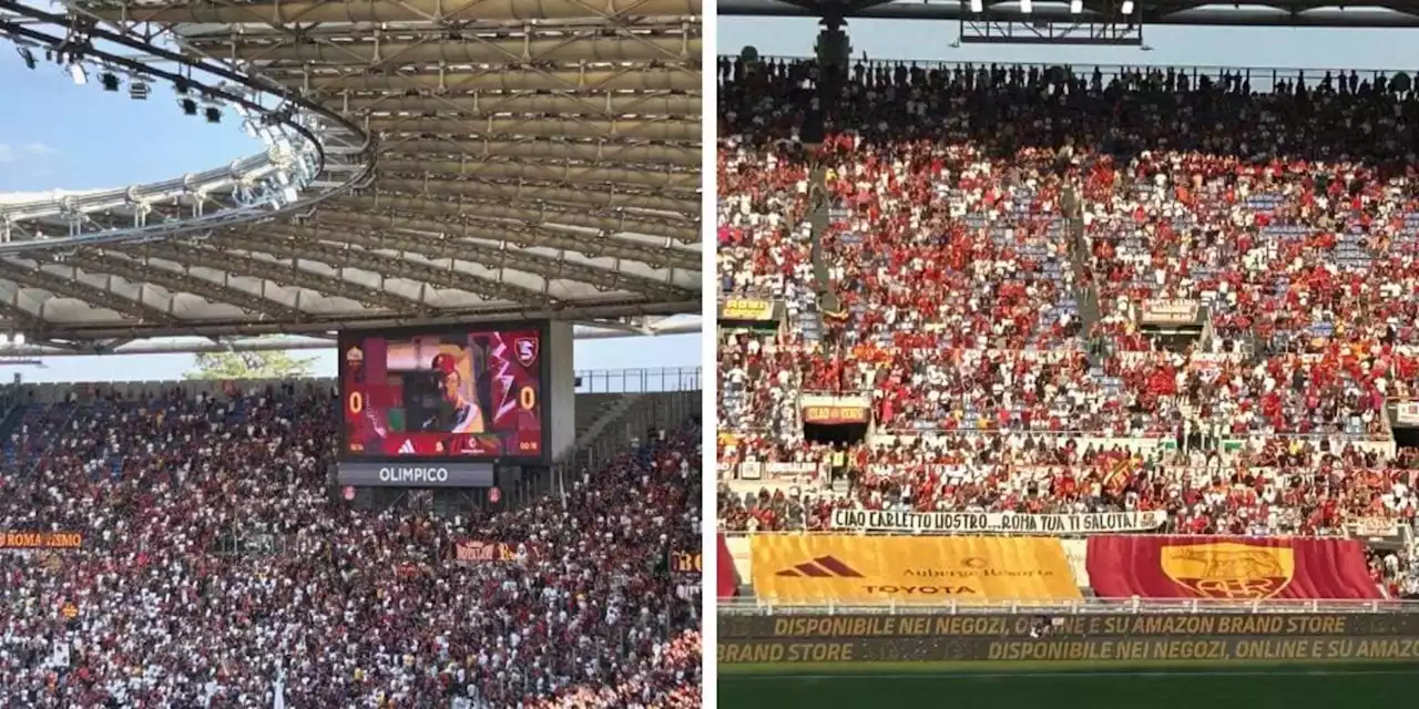 Mazzone, lacrime e standing ovation: l'abbraccio dell'Olimpico è struggente