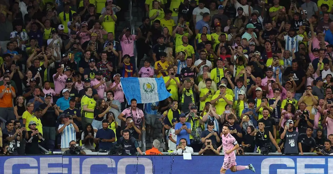 Video: el golazo de Lionel Messi para Inter Miami ante Nashville en la final de la Leagues Cup