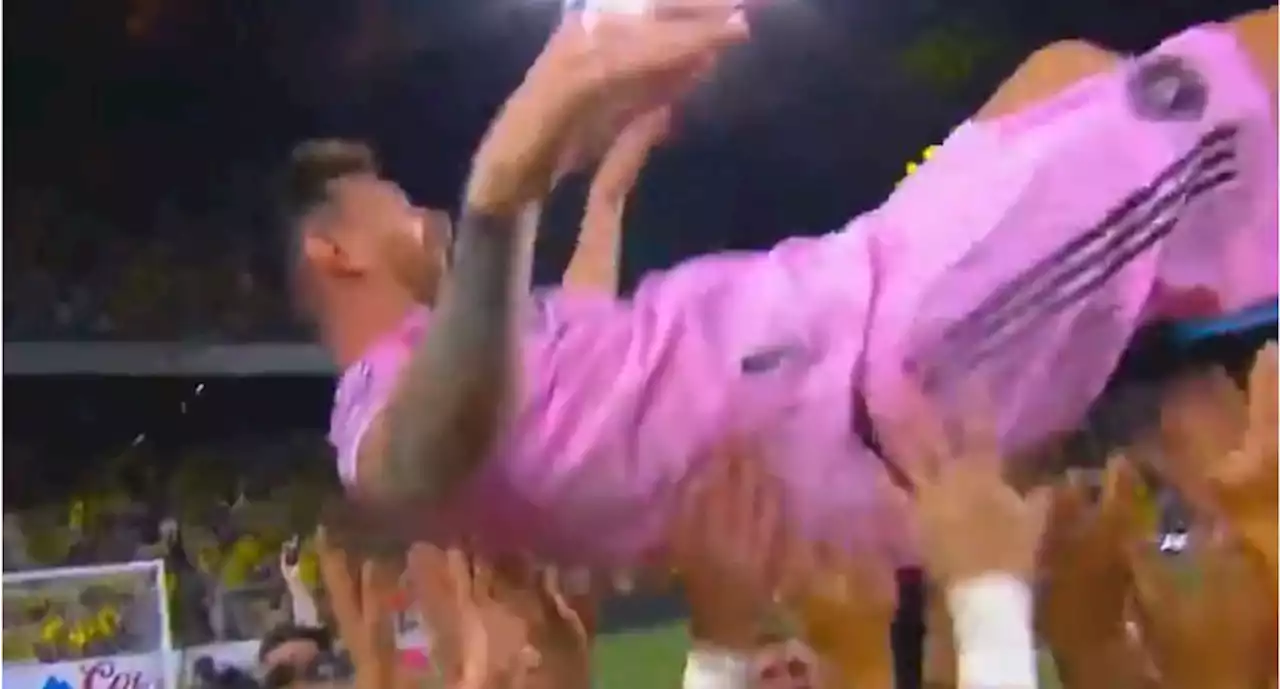 VIDEO: Lionel Messi y su emotivo festejo con sus compañeros al ganar la Leagues Cup