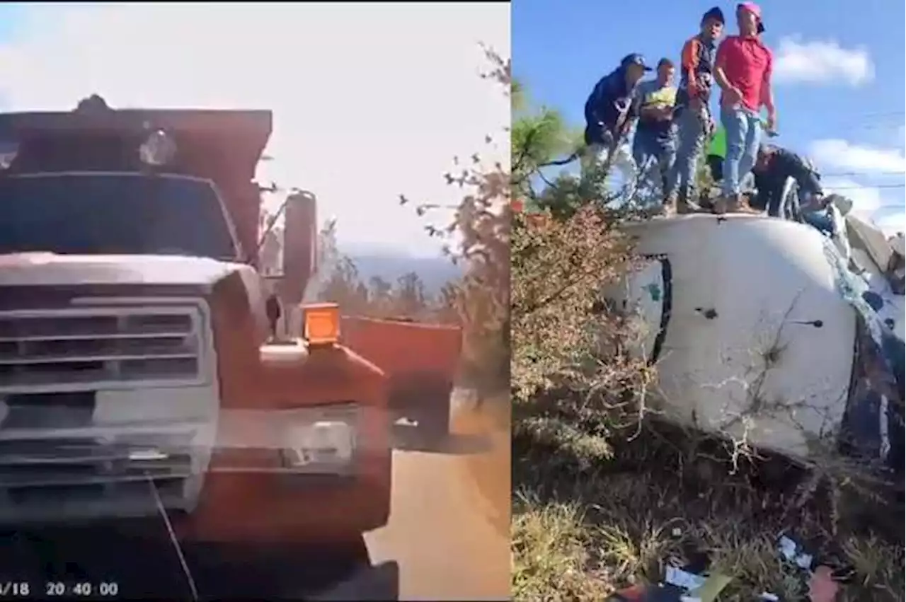 En video: el momento del accidente en Villa de Leyva que dejó tres fallecidos