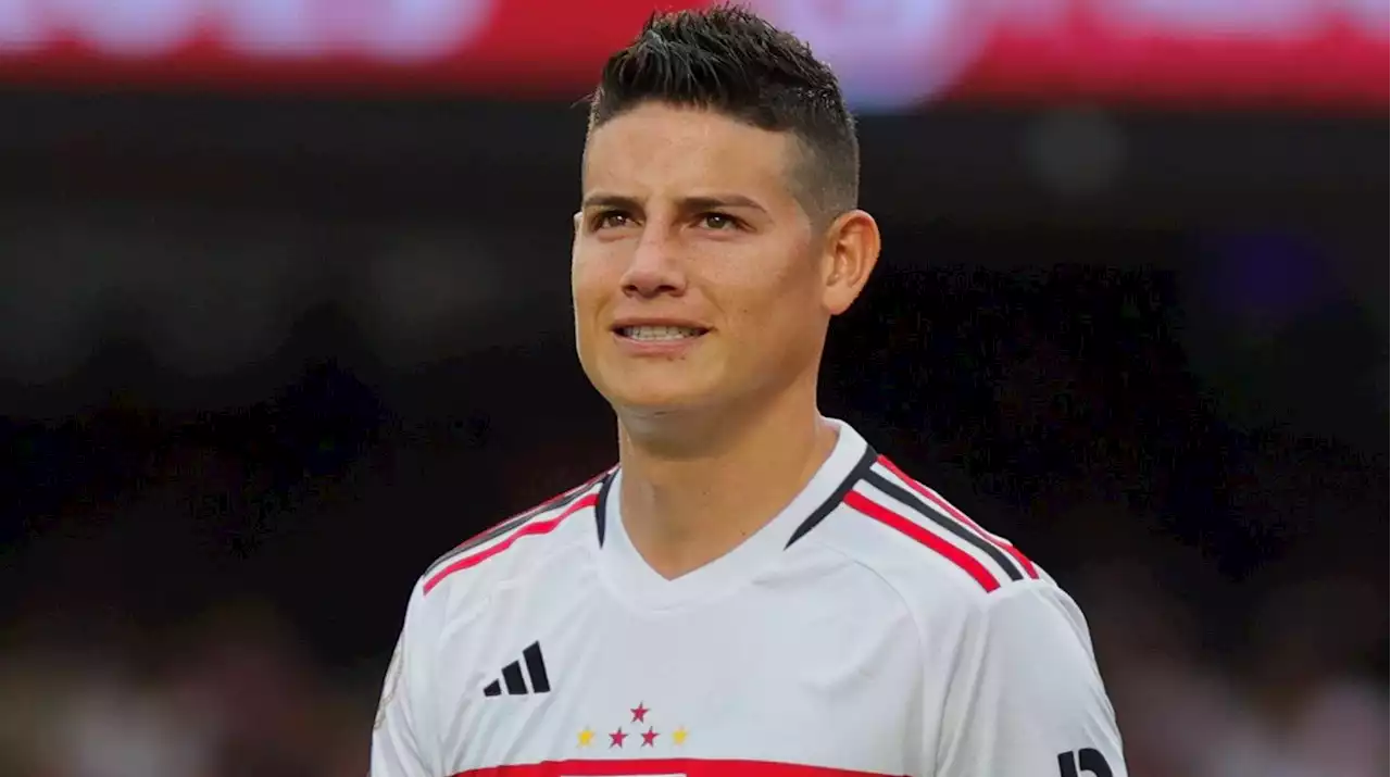 James Rodríguez fue titular por primera vez con el Sao Paulo de Brasil