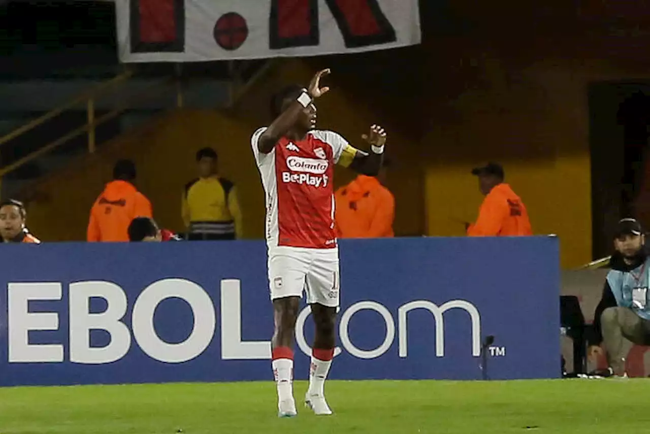 Hugo Rodallega evitó el desastre de Santa Fe en Santa Marta: salvó un punto