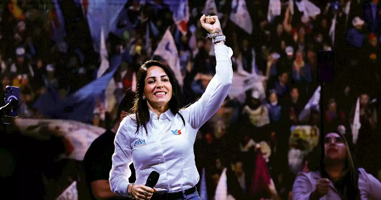 Eleições no Equador: Luisa González, a mulher que pode levar muitos a vencer o medo de votar (e do narcotráfico)