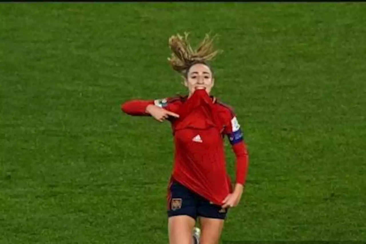 Olga Carmona y su linda dedicación en gol del título de España