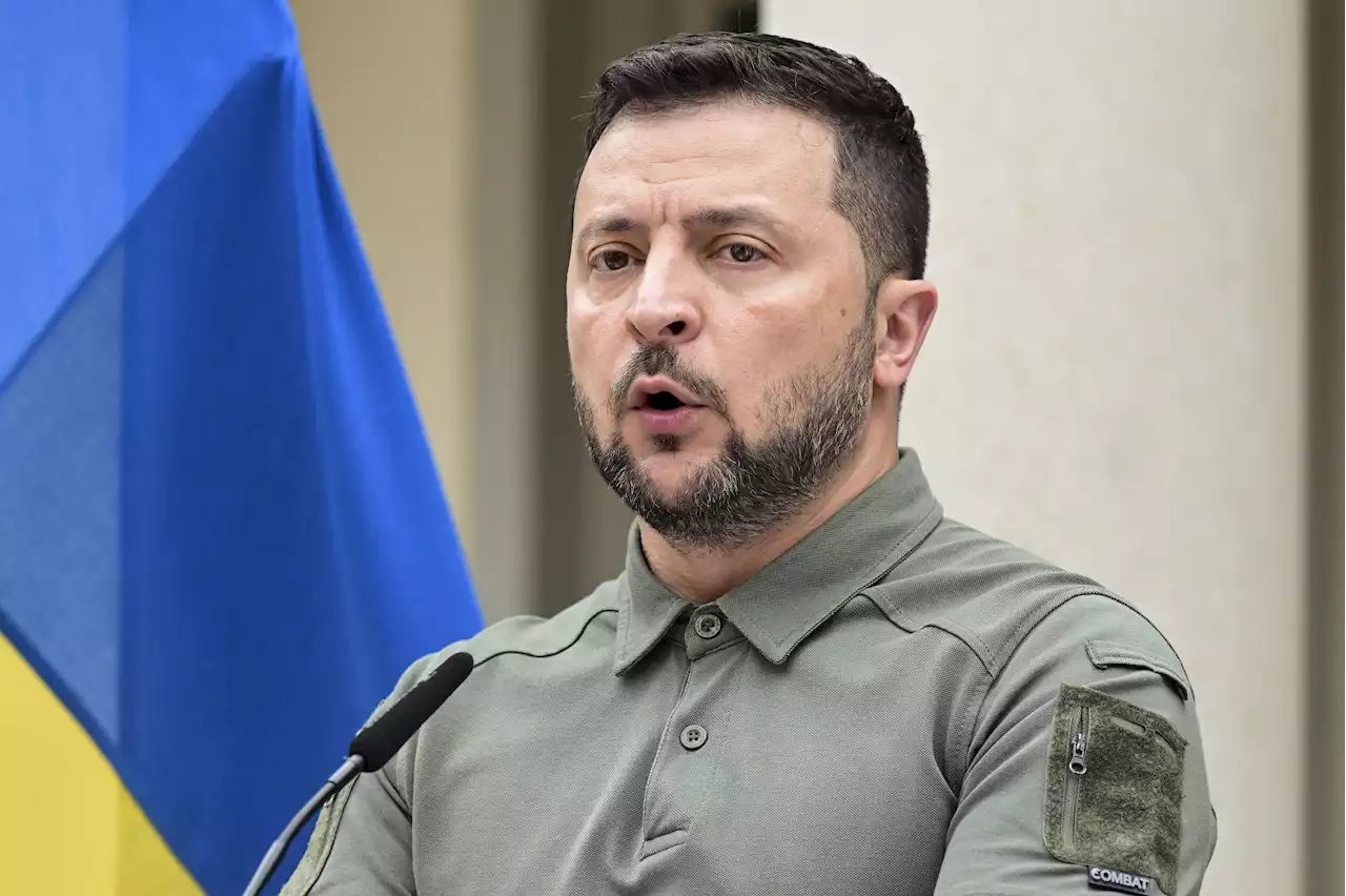 Zelenskyj har landat i Nederländerna