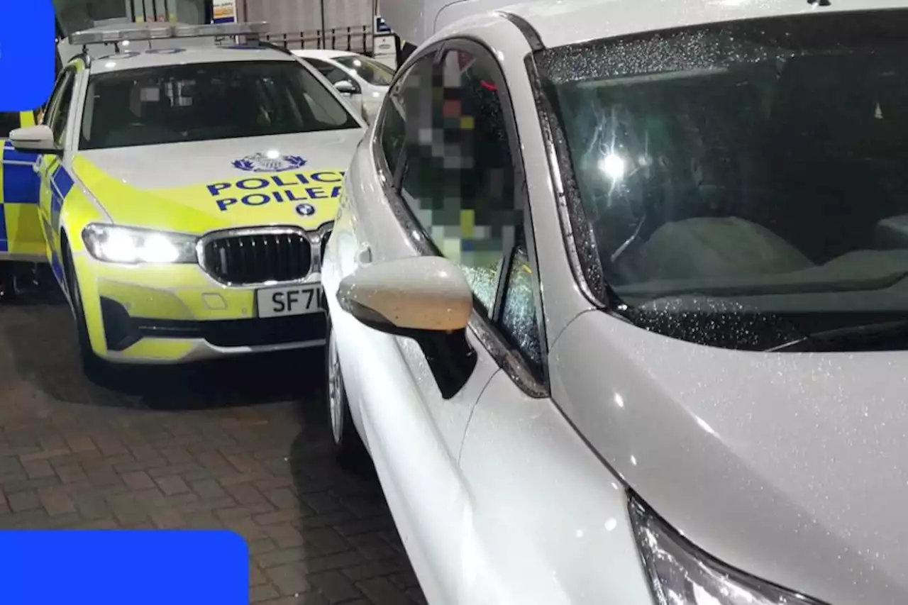 Cops snare driver 'over double the limit' in 'stolen' car at service station