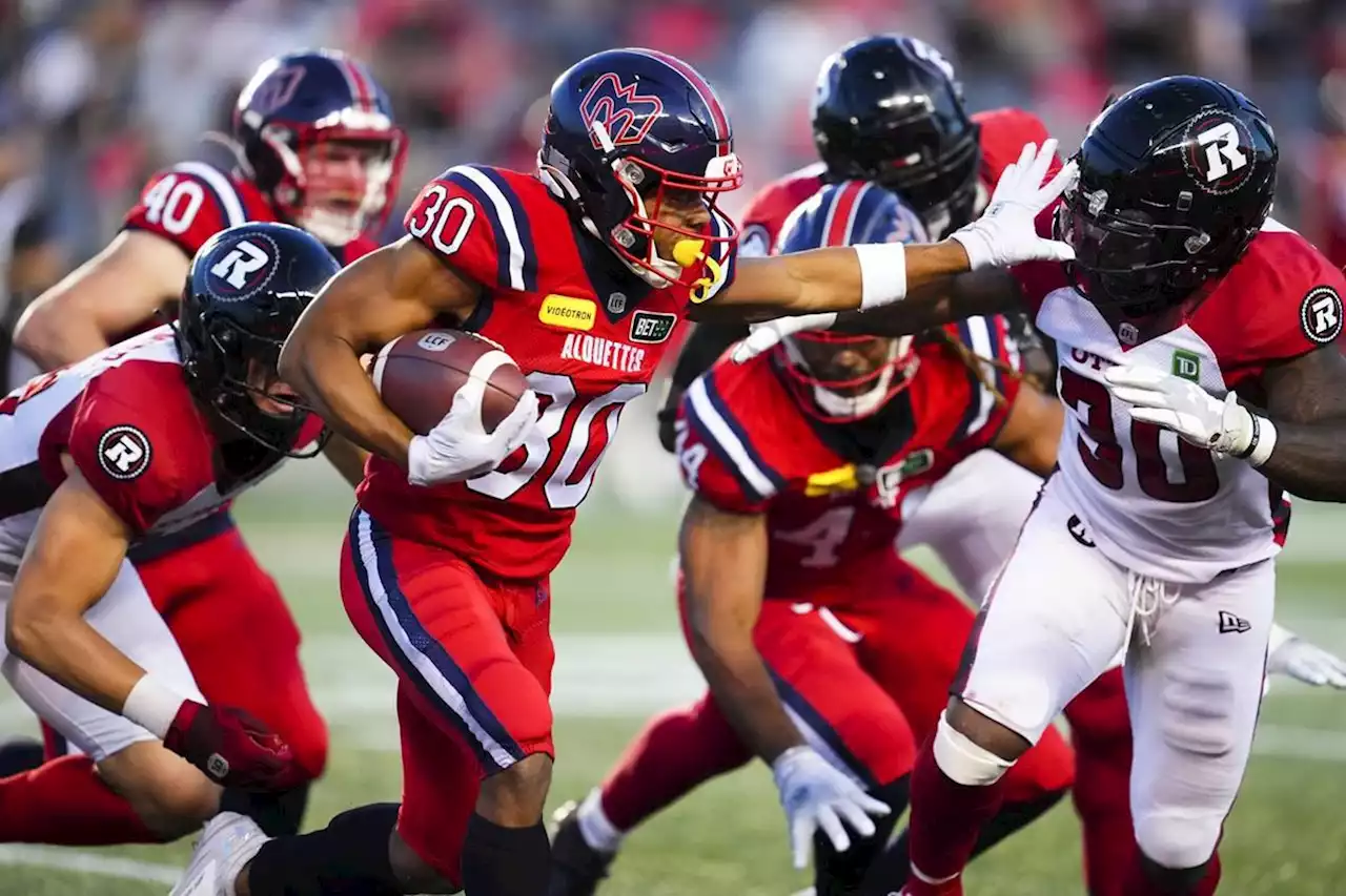 Alouettes rally to roll frustrated Redblacks 25-24