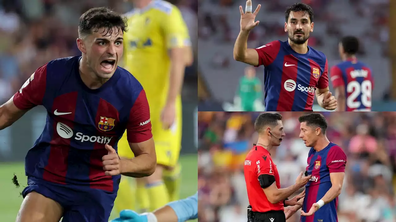 Barcelona player ratings vs Cadiz: Pedri and Ilkay Gundogan make magic happen to get lethargic Robert Lewandowski out of jail