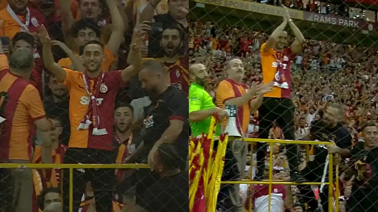 WATCH: The best transfer unveiling ever? Hakim Ziyech leads Galatasaray fans in chant as Chelsea outcast joins Turkish club on loan