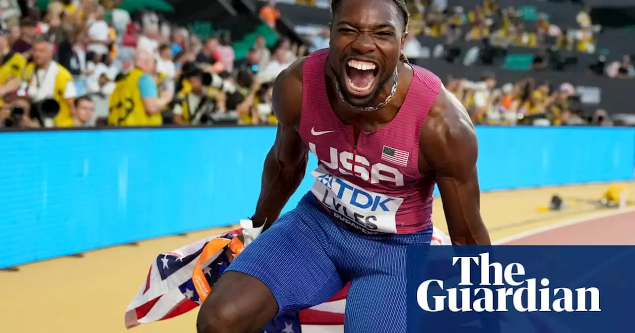 USA’s Noah Lyles wins 100m world title as Hughes seals bronze for GB