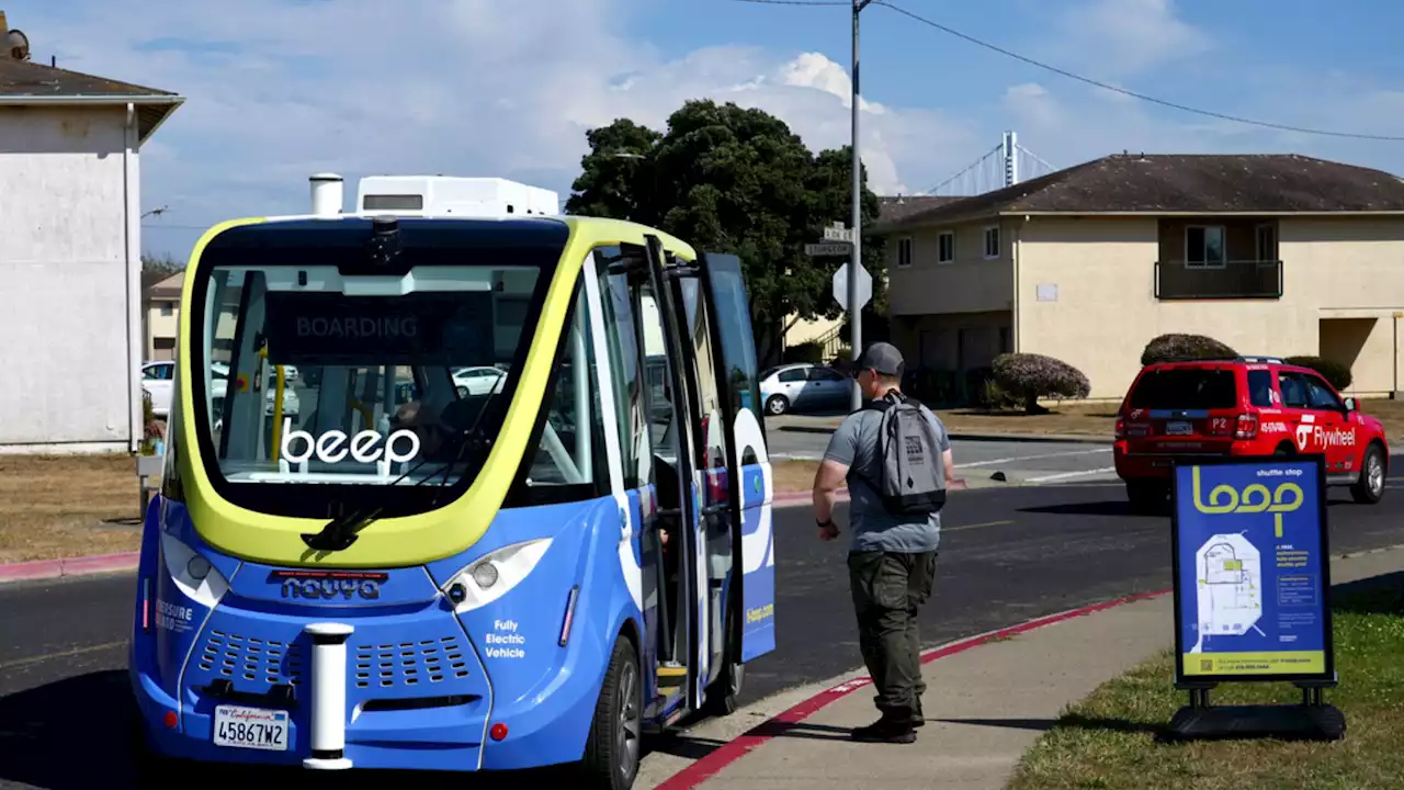 San Francisco launches driverless bus services on Treasure Island