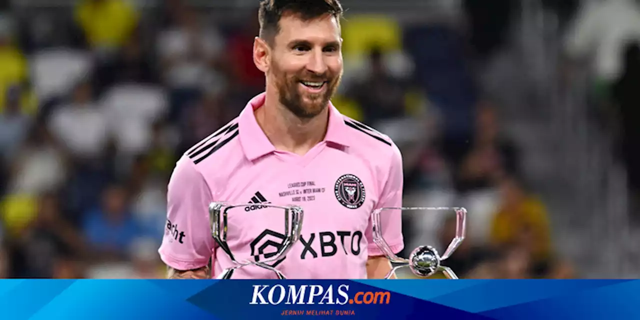 Messi Cetak Rekor Trofi Terbanyak setelah Bawa Inter Miami Juara Leagues Cup