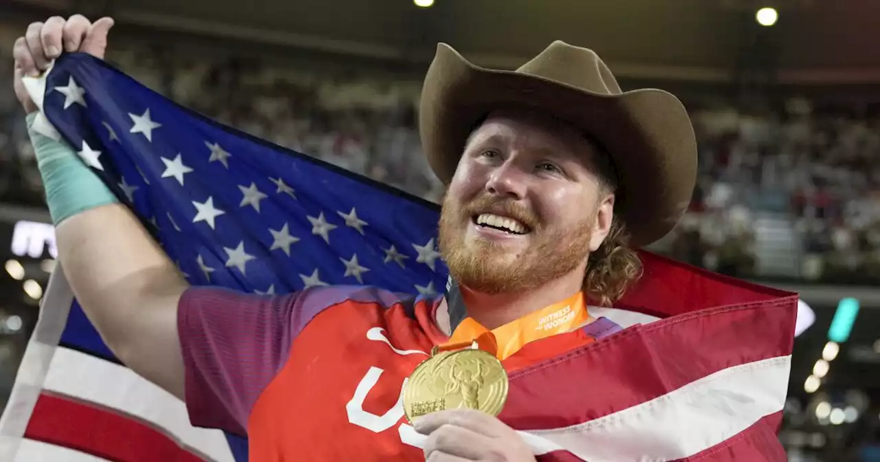 Ryan Crouser wins shot put world championship gold again amid blood clot scare