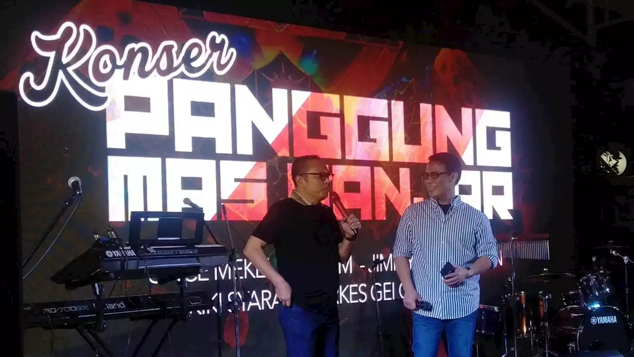 Konser Panggung Mas Ganjar di Rumah Aspirasi, Ahmad Basarah Ajak Masyarakat Tatap Pilpres dengan Gembira