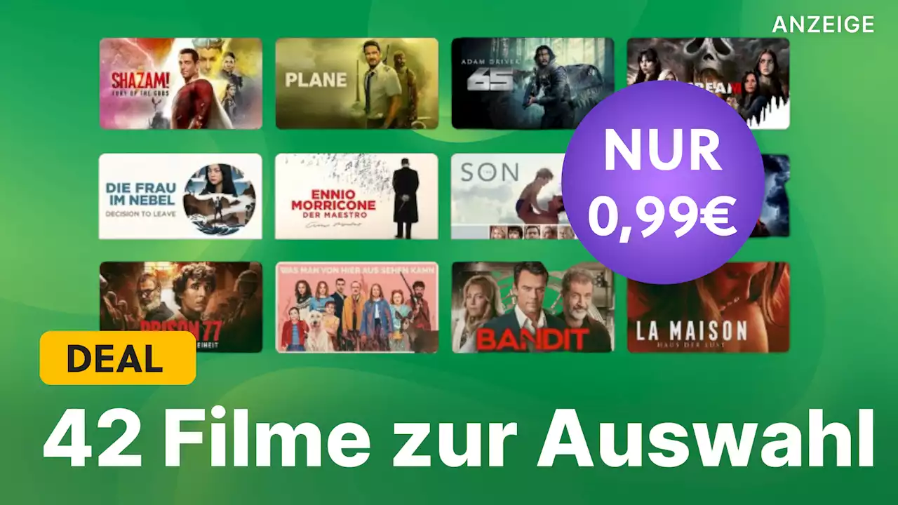 Nur noch heute im Angebot: 99-Cent-Filme bei Amazon mit SciFi-Thriller, Horror-Kracher & mehr