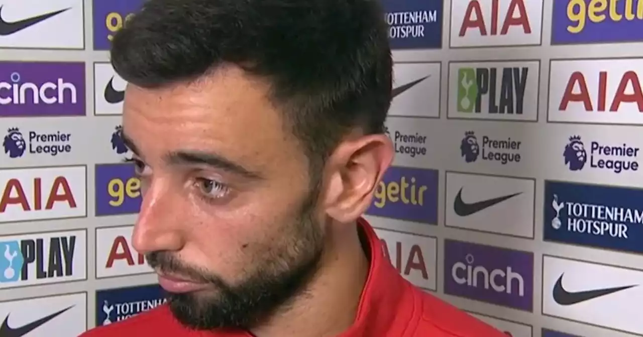 - Bruno Fernandes slams referee after Man United's loss to Spurs