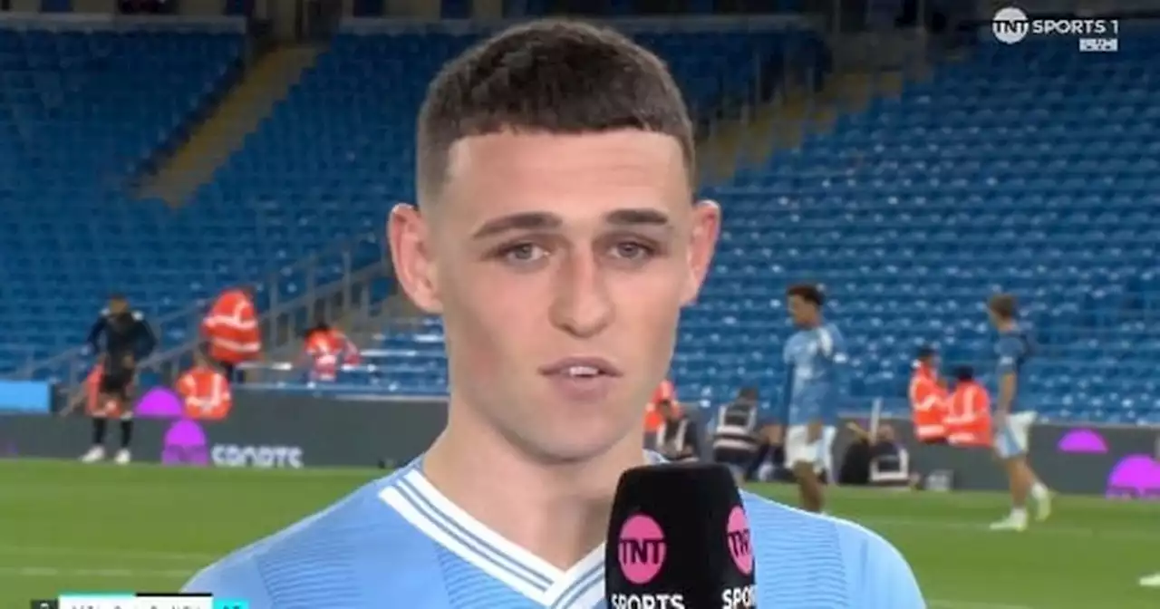 Guardiola's advice for Foden as Man City star struggled for first-team place