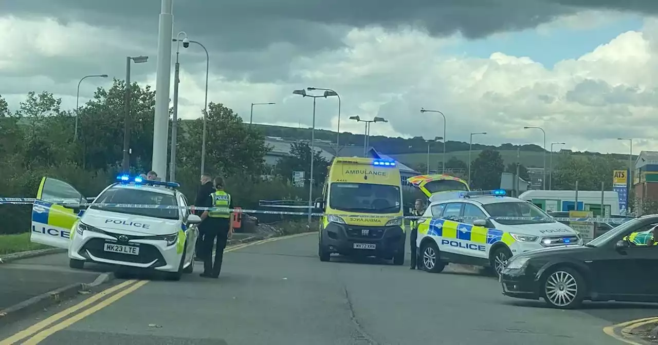 Man arrested after 'riding bicycle straight into police van'