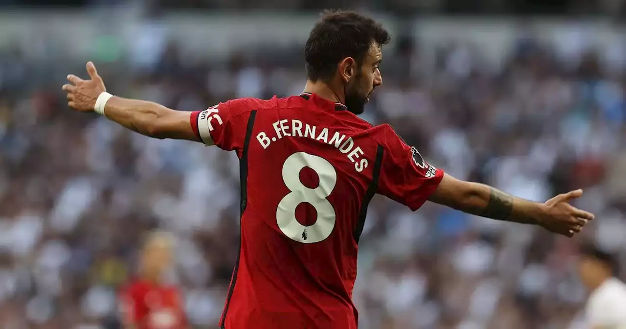 Man Utd players' reaction to Fernandes sitter in moments missed vs Spurs