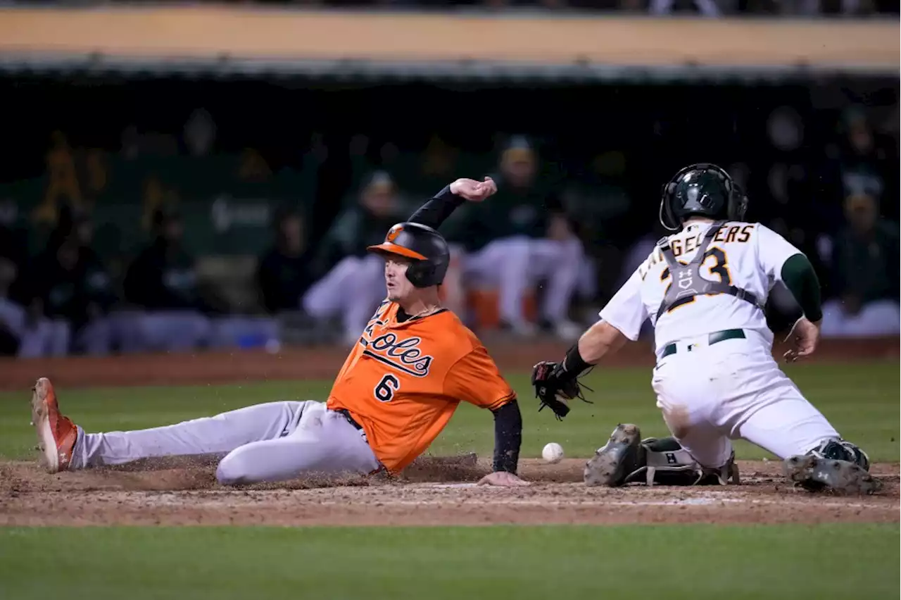 Oakland A’s fall apart in 10th inning, drop another game to Orioles