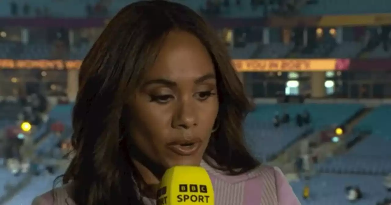 Alex Scott holds back the tears defending England star after World Cup final