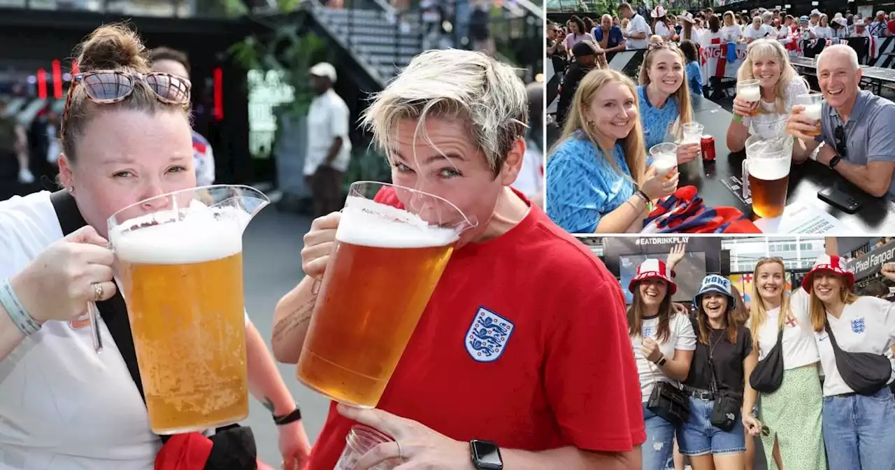 England fans pack out pubs and bars for historic Women's World Cup final