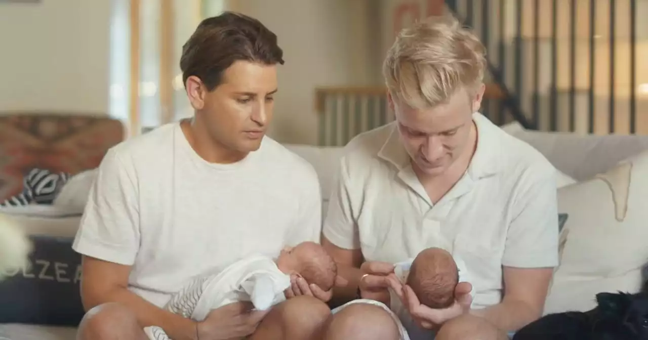 Ollie Locke and Gareth Locke's twin babies spent weeks in intensive care