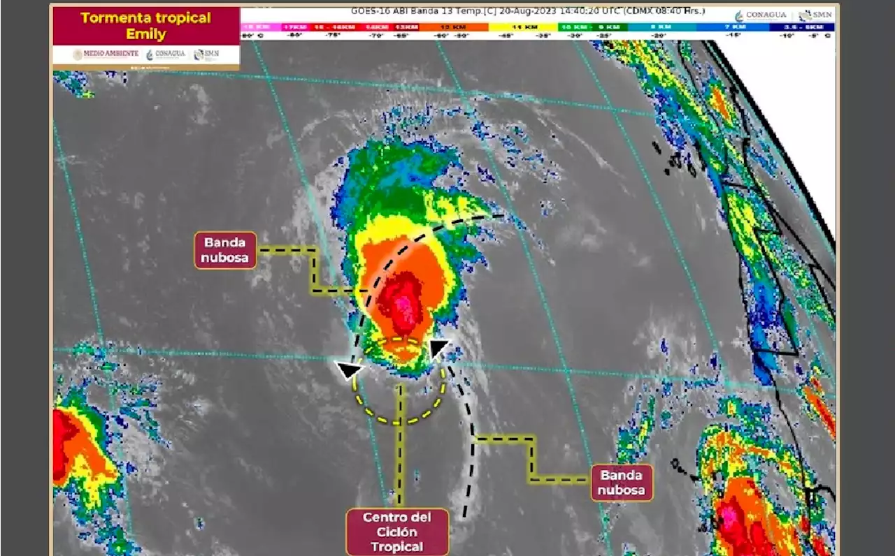 Se forma tormenta tropical ‘Emily’ en el Atlántico, cerca de QRoo