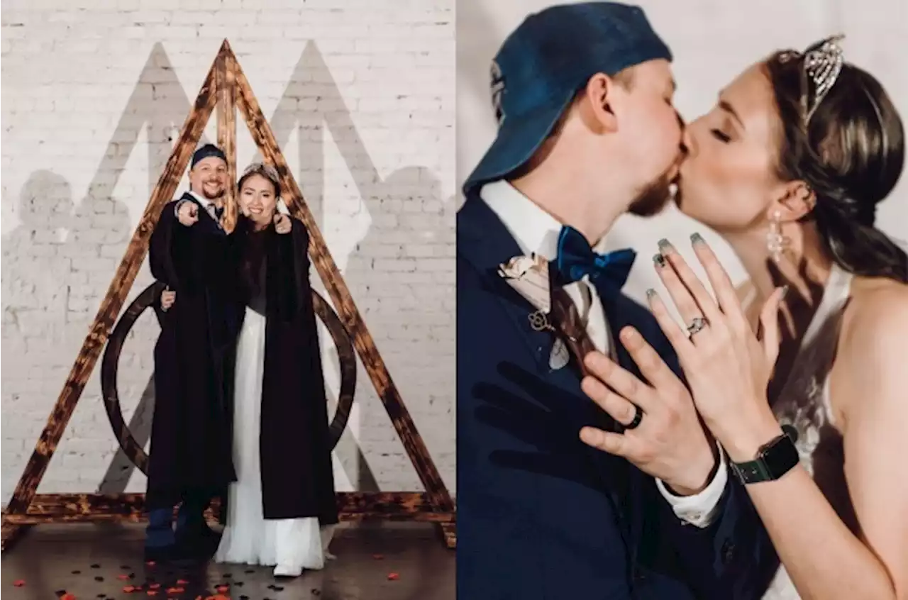 'The most fun they had at a wedding': See US couple's Harry Potter-themed nuptials