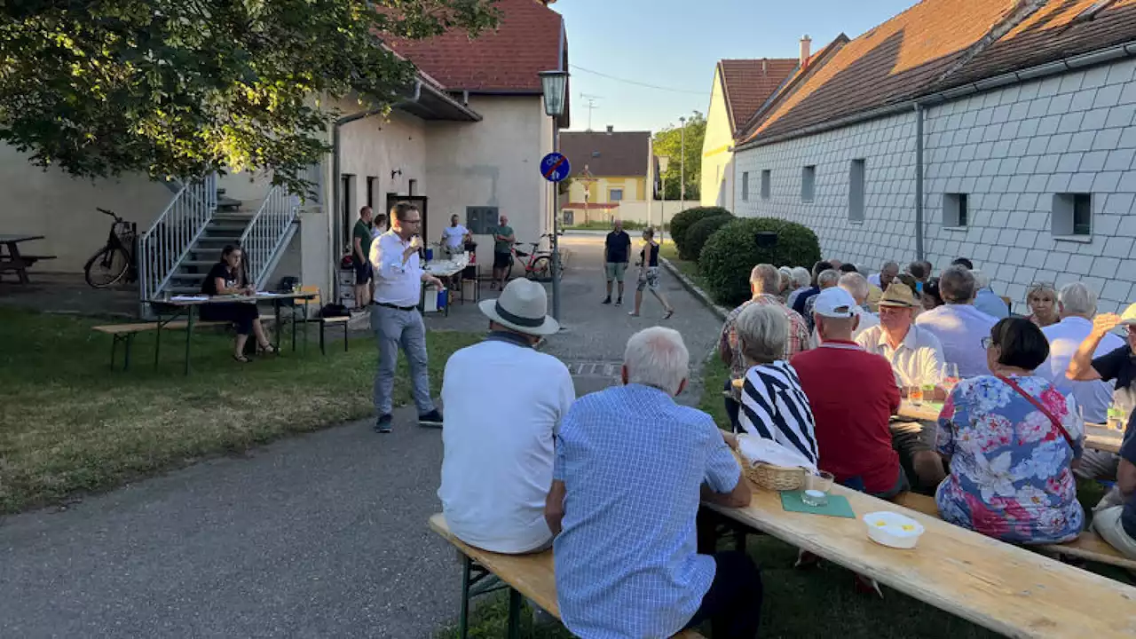 Bürgermeister-Stammtisch-Tour endete in Eibesthal