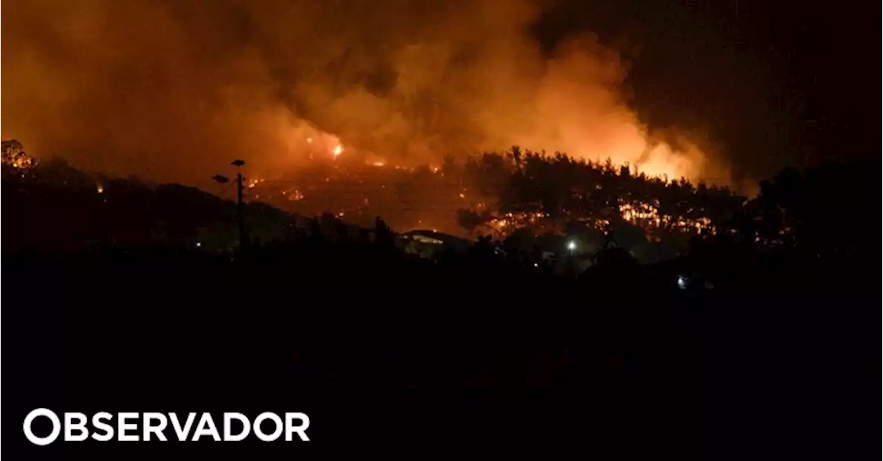 Fogo descontrolado na Grécia perto da fronteira turca obriga a evacuar aldeias