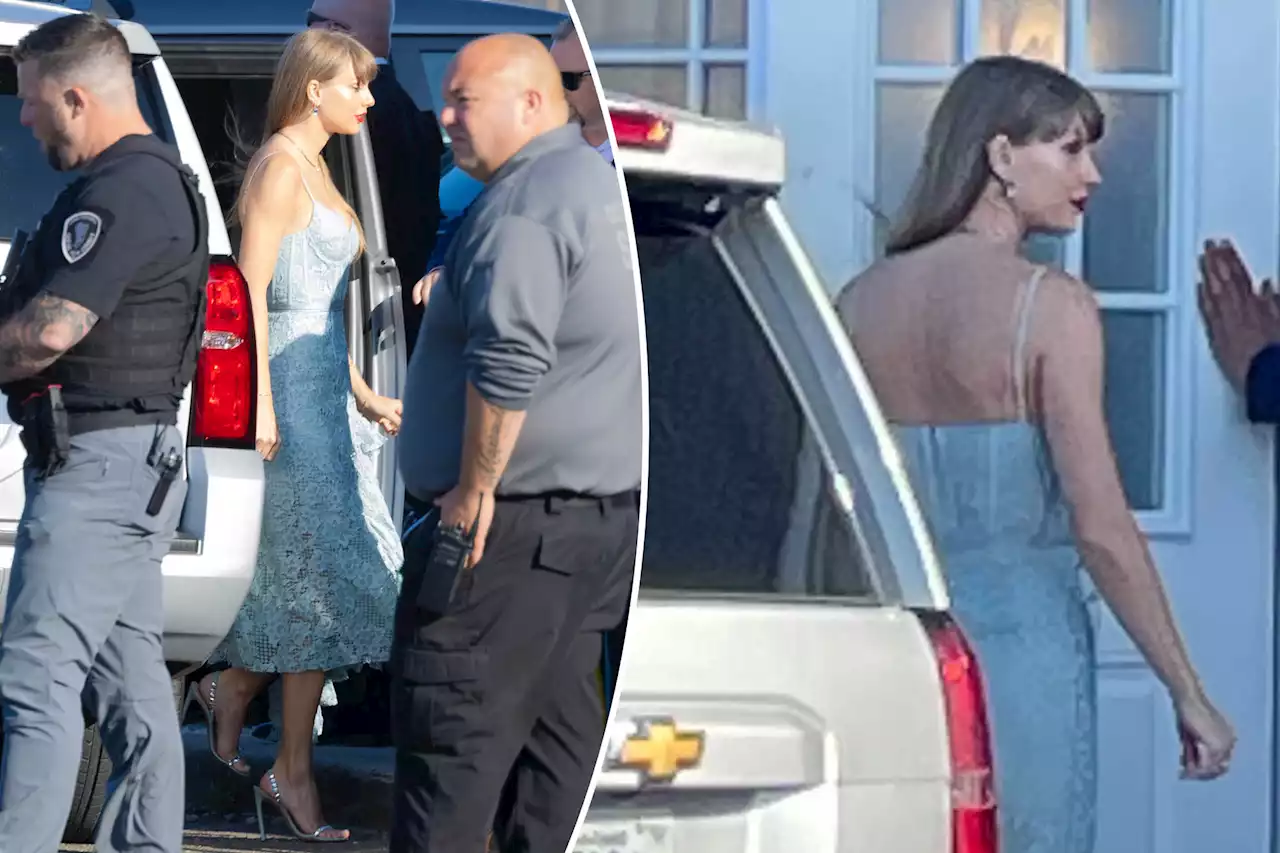 Taylor Swift attends BFF Jack Antonoff’s wedding to Margaret Qualley