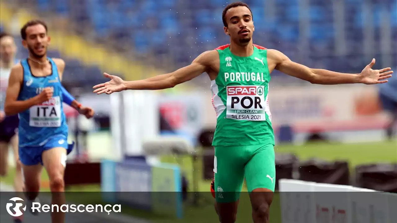 Isaac Nader na final dos 1.500 metros