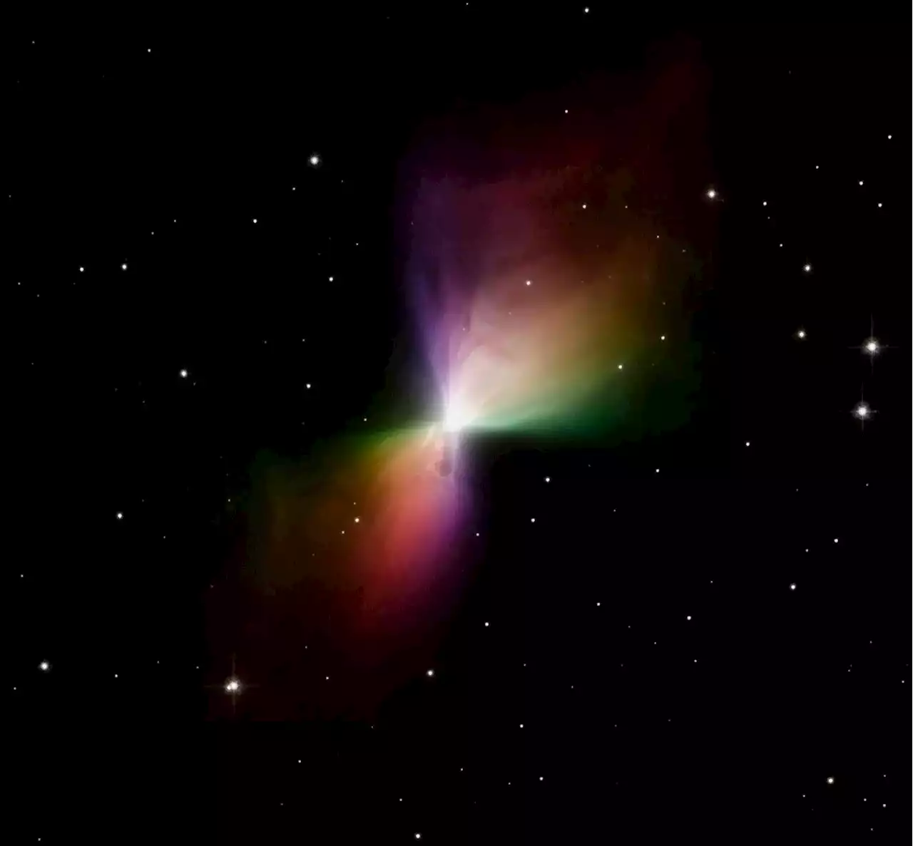 Hubble Space Telescope “Catches” Boomerang Nebula