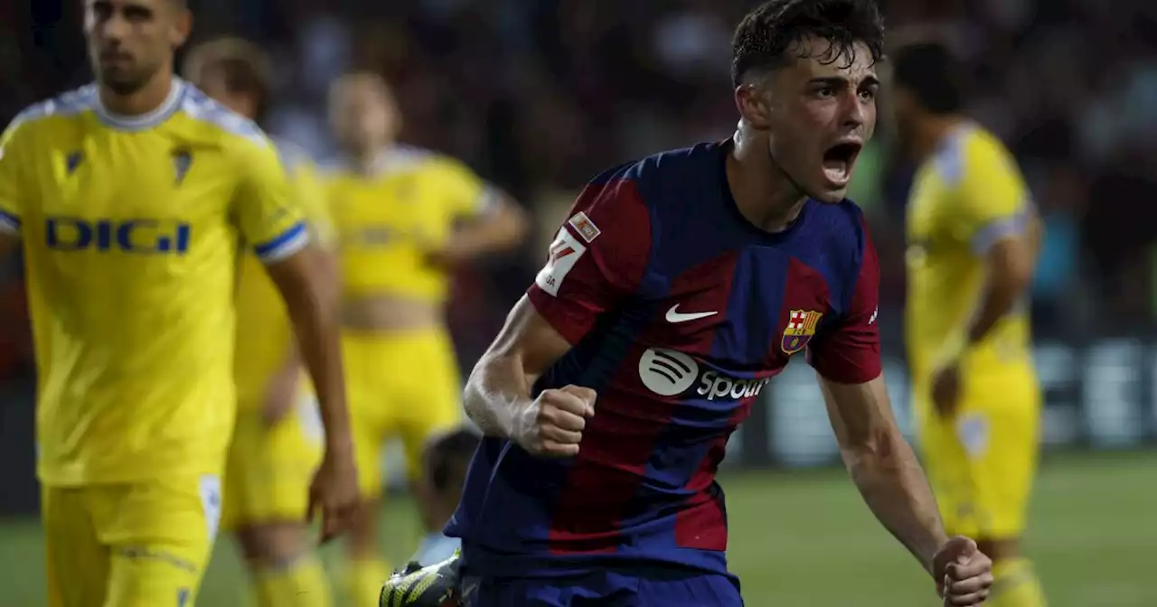 El Barcelona se presenta en Montjuïc con victoria 2-0 ante el Cádiz