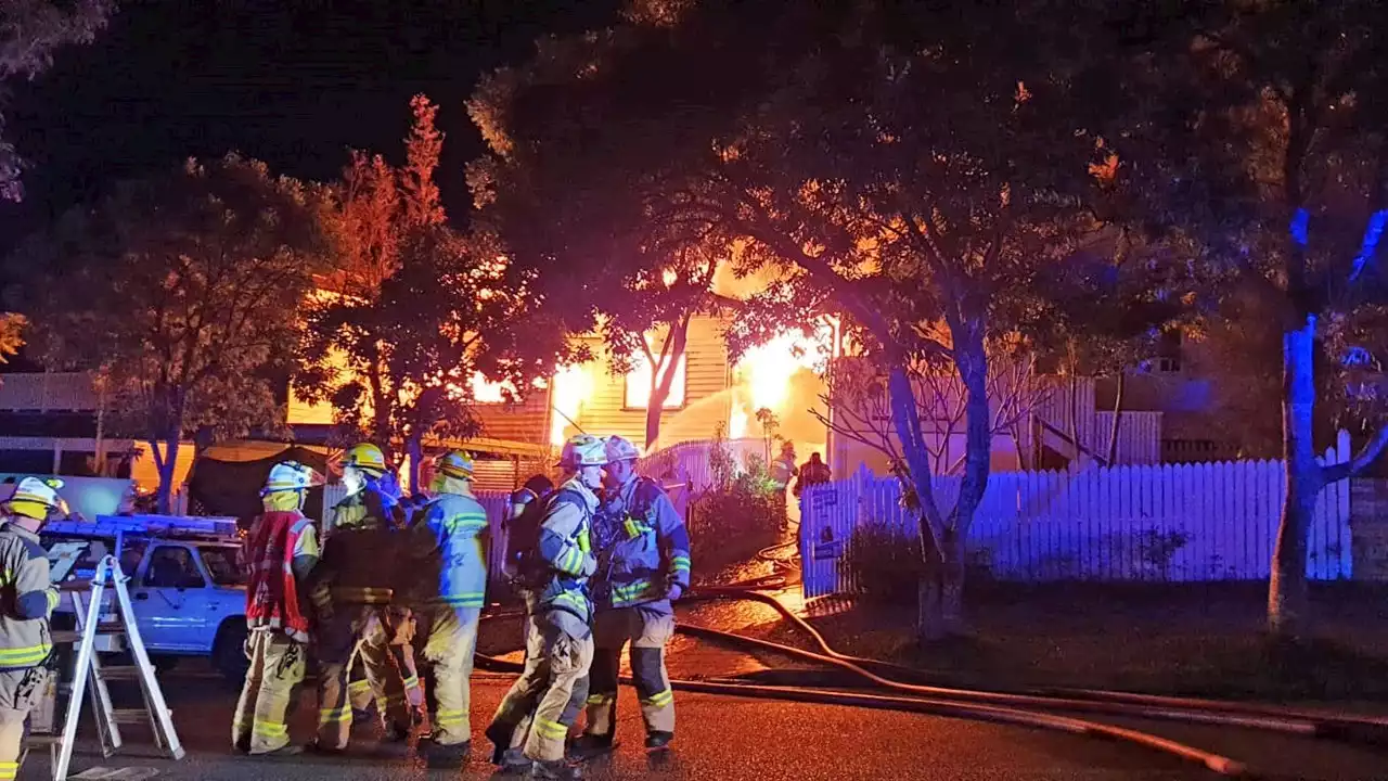 Three hospitalised in devastating Brisbane fire