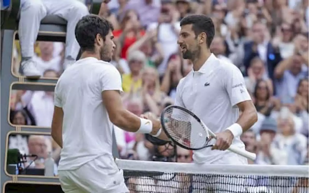 Finale stellare Alcaraz-Djokovic, ore 22.30 su Sky