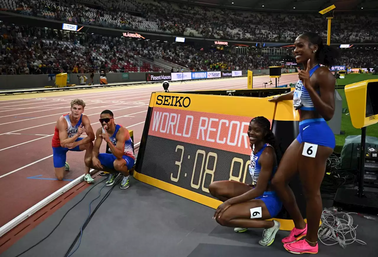 A dramatic, dramatic session at the World Athletic Championships as thrills and spills dominate opening day