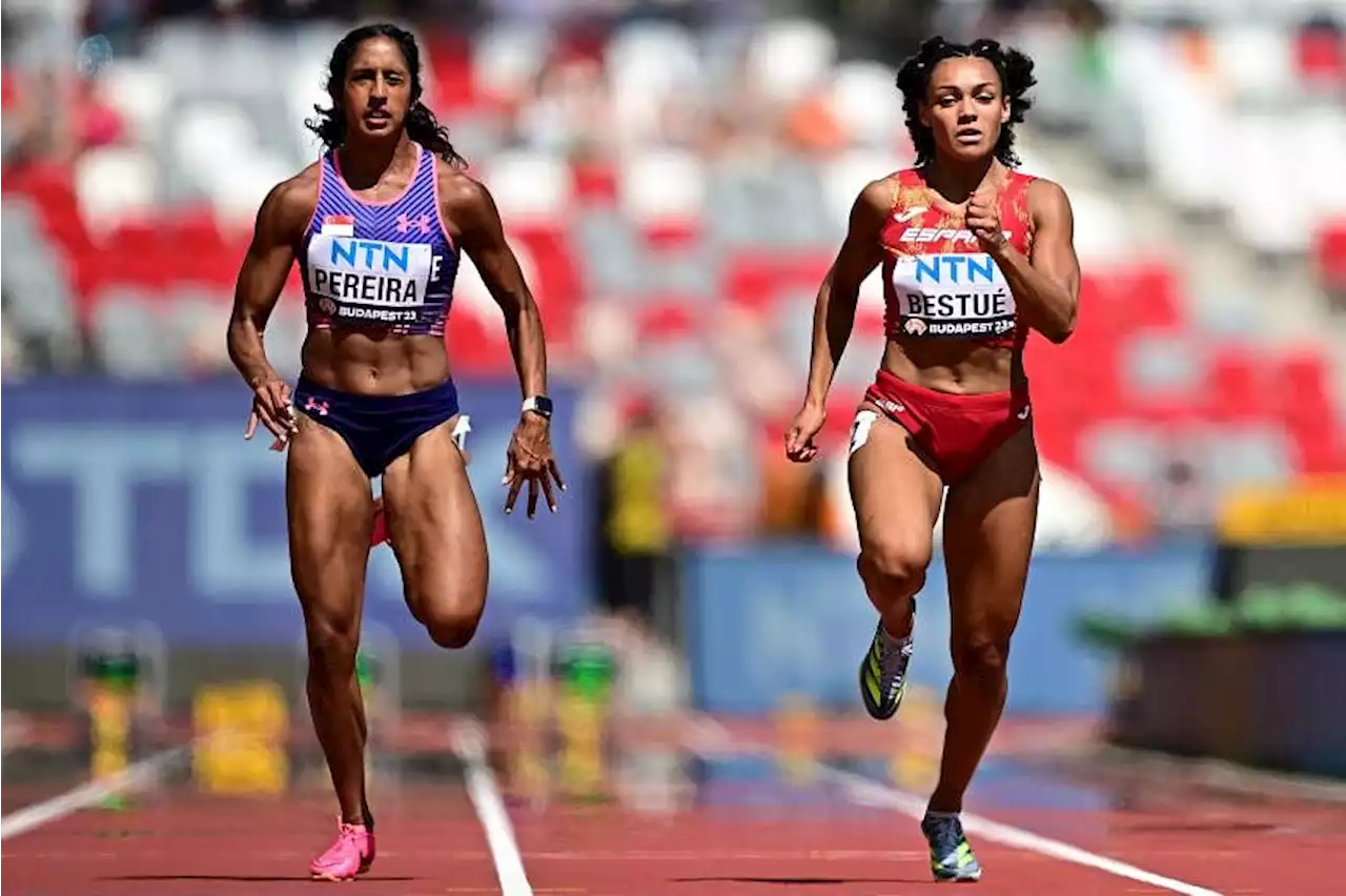 Shanti Pereira falls short of 100m semi-finals at World Athletics Championships