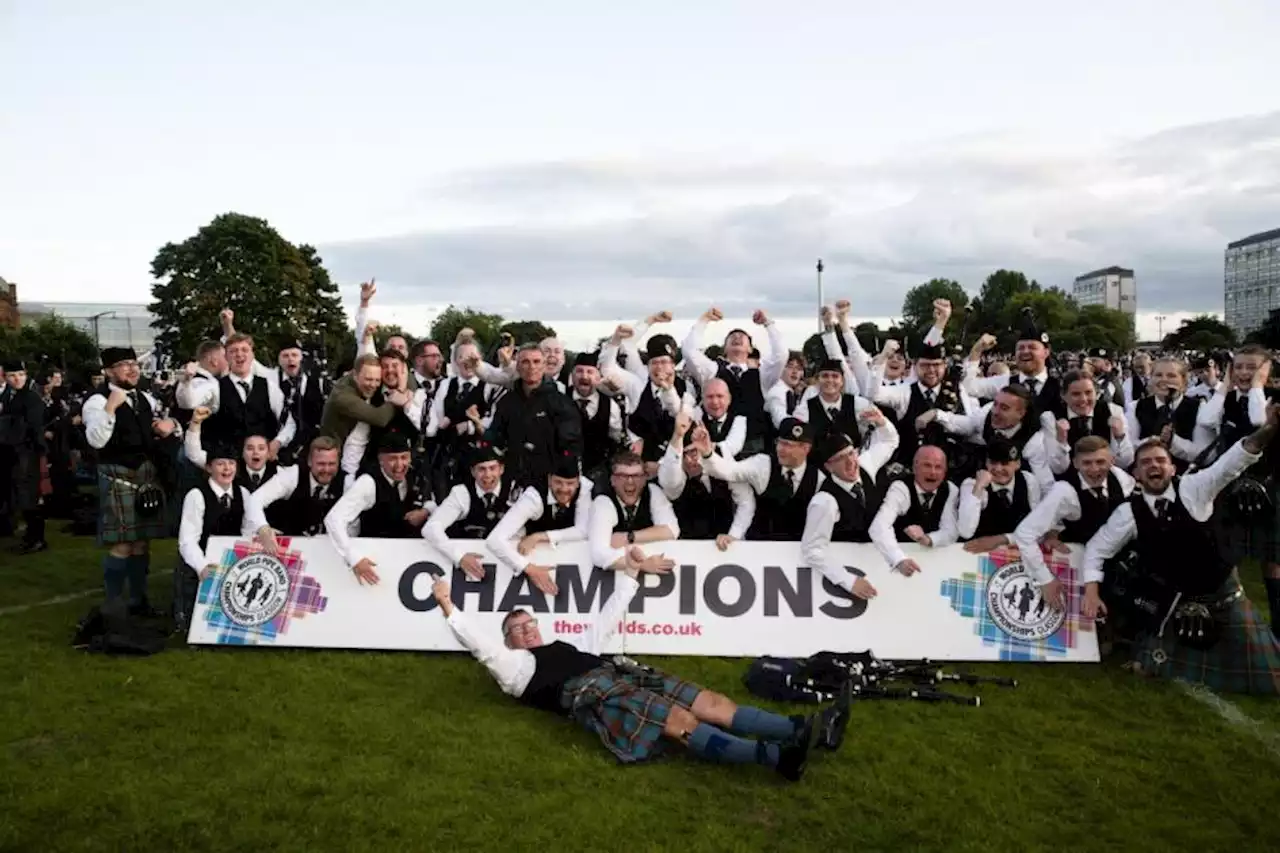 Scottish pipe band win first-ever World Champions title at championships